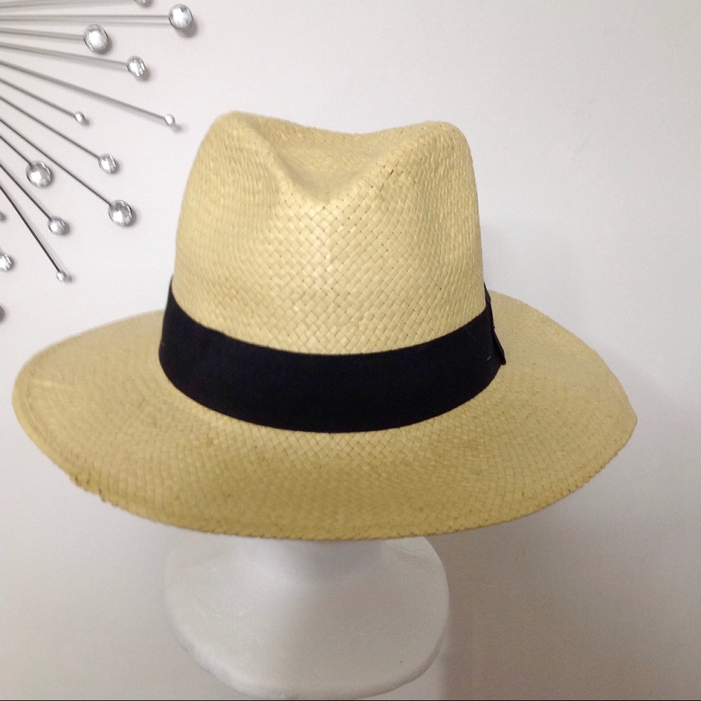 Angela & William Strawbraid Panama Fedora Hat